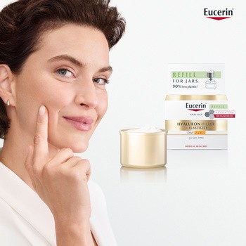 Eucerin Hyaluron Filler+Elasticity, krem na dzień SPF 30, refill, 50 ml