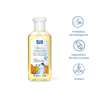 Skarb Matki, oliwka pielęgnacyjna dla niemowląt i dzieci, z olejkiem z kiełków kukurydzy, 200 ml