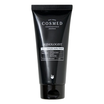 Cosmed Skinologist Salicylic Sulfur Mask, maska z kwasem salicylowym i siarką przeciw niedoskonałościom, 75 ml