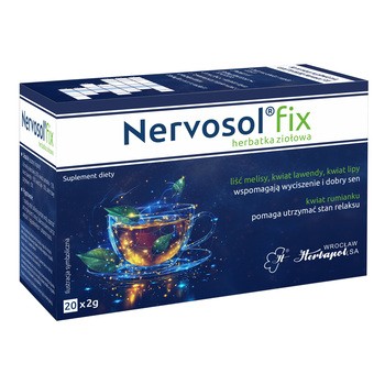 Nervosol Fix, herbatka ziołowa, saszetki, 2 g x 20 szt.