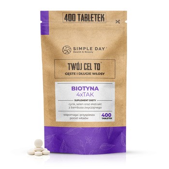 Twój Cel To Biotyna 4xTak, tabletki, 400 szt.