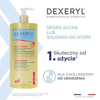 Dexeryl Cleansing, olejek do mycia, 1000 ml