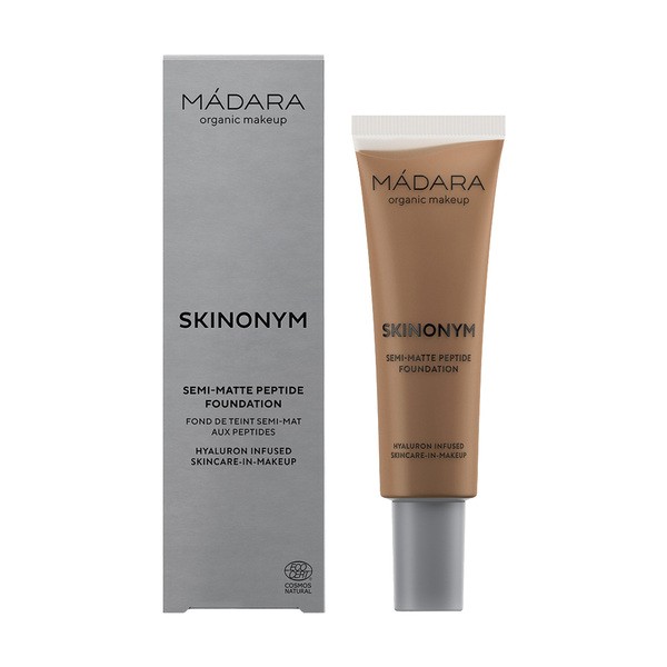 Skinonym Madara, Skinonym, Półmatowy podkład peptydowy, #80 Fudge, 30ml