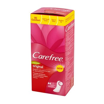 Carefree Original Fresh Scent, wkładki higieniczne zapachowe, 20 szt.