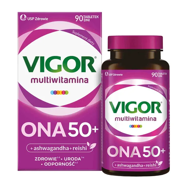 Multiwitamina ONA 50+ 90 tabletek [Vigor] - Vigor
