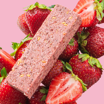 Fizi, Strawberry + Almond, Keto, baton migdałowo-truskawkowy, 45 g