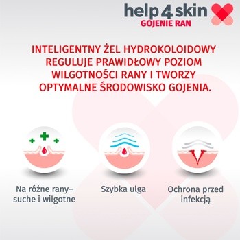 Help4Skin Gojenie Ran, żel hydrokoloidowy, 20 g, tuba