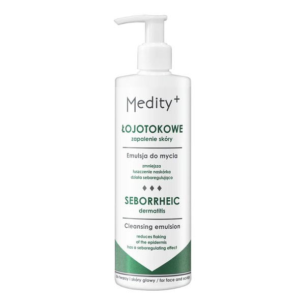 Medity+ Medity+ Łojotokowe Zapalenie Skóry, emulsja do mycia twarzy i skóry głowy, 200 ml — Inhaltsstoffe und Bewertung