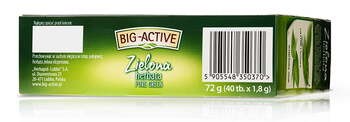 Big-Active, Zielona herbata w torebkach, Pure Green, 60 g (1,5 g x 40 szt.)
