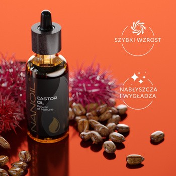 Nanoil, olejek do pielęgnacji, Rycynowy, 50 ml