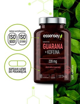 Essensey Guarana + Kofeina, kapsułki, 90 szt.