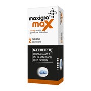 Maxigra Max, 50 mg, tabetki powlekane, 2 szt.