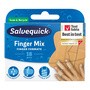 Salvequick Finger Mix, plastry na palce rąk, 18 szt.