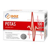 DOZ PRODUCT Potas, tabletki powlekane, 100 szt.