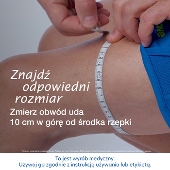 Actimove ES Knee Support, opaska stawu kolanowego z zabudowaną rzepką, rozmiar M, 1 szt.