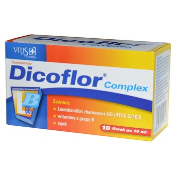 Dicoflor Complex, płyn doustny, 10 fiolek