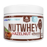 Allnutrition Nutwhey Hazelnut Choco, krem wysokobiałkowy orzechowy o smaku czekolady, 500 g        