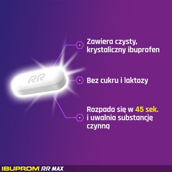 Ibuprom RR Max, 400 mg, tabletki powlekane, 24 szt. (2 x 12 szt.)