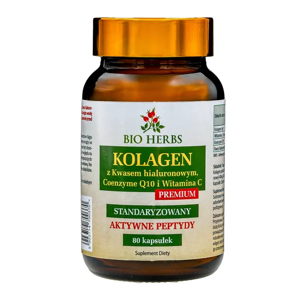 Коллаген My Herbs, с гиалуроновой кислотой, коэнзимом Q10 и витамином C, капсулы