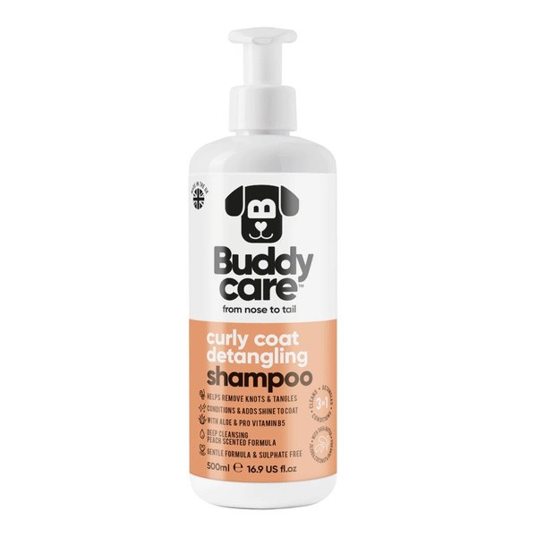 Buddycare Buddycare, szampon dla psów, rozplątywanie kręconej sierści, 500 ml