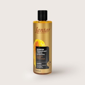 Jantar,  Szampon regenerujący z esencją bursztynową do włosów słabych i zniszczonych, 300 ml