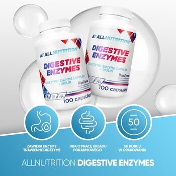 Allnutrition Digestive Enzymes (Enzymy trawienne), kapsułki, 100 szt.