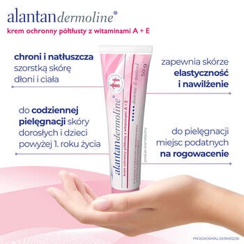 Alantandermoline, krem ochronny półtłusty z witaminami A+E, 50 g