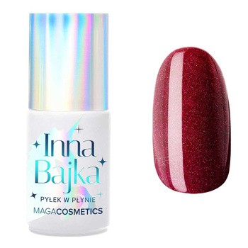 Maga Cosmetics Inna Bajka, lakier hybrydowy z pyłkiem, 868 royal shine, 6 ml