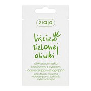 alt Ziaja Liście Zielonej Oliwki, oliwkowa maska kaolinowa z cynkiem, oczyszczająco-ściągająca, 7 ml