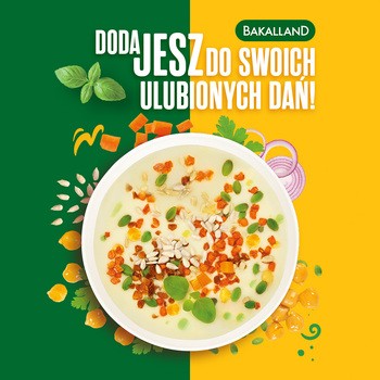 Bakalland, Chrupiący mix do zup z ciecierzycą, 75 g