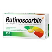 Rutinoscorbin, tabletki powlekane, 150 szt.