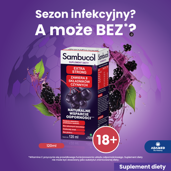 Sambucol Extra Strong, płyn, 120 ml