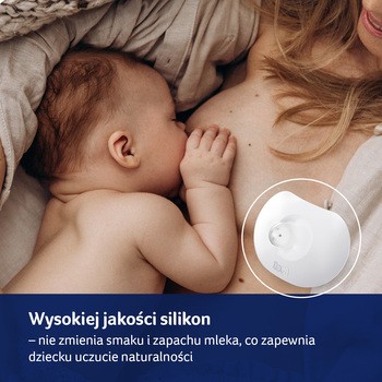 Canpol Lovi Skin Touch, silikonowe osłonki na piersi, rozmiar M/L, 2 szt.