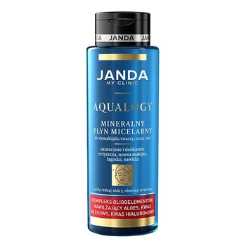 Janda My Clinic Aqualogy, mineralny płyn micelarny, 400 ml