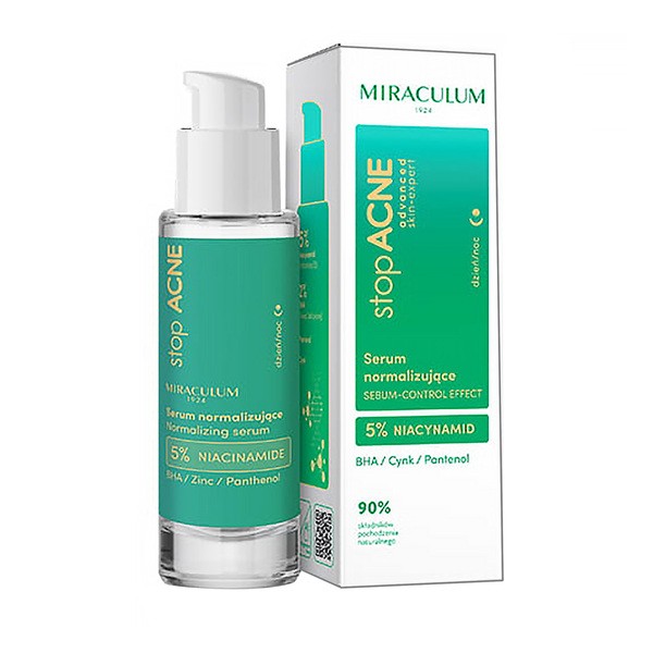 Miraculum Miraculum stopAcne, serum normalizujące, 30 ml — Inhaltsstoffe und Bewertung