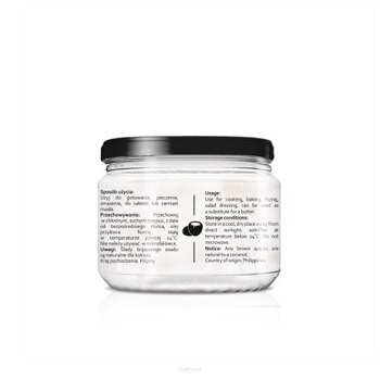 Diet-Food, Bio Olej Kokosowy Nierafinowany Extra Virgin, 250 ml