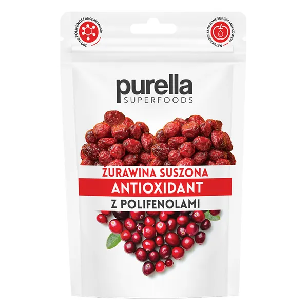Żurawina suszona 100g [Purella] - Purella