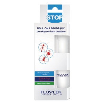 Flos-Lek Laboratorium Stop, roll-on łagodzący po ukąszeniach owadów, 15 ml