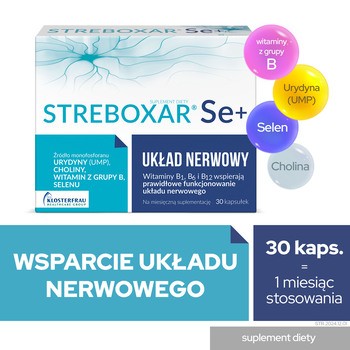 Streboxar Se+, kapsułki, 30 szt.