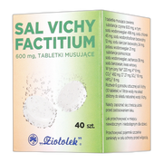Sal Vichy factitium, 600mg, tabletki musujące, 40 szt.