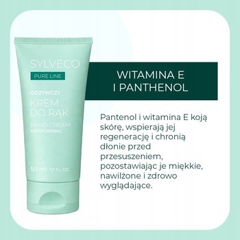 Sylveco Pure Line, krem do rąk, odżywczy, 50 ml