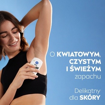Nivea Invisible Black & White, antyperspirant w sztyfcie Silky Smooth, 50 ml