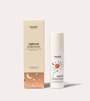 Resibo Nightcall, regenerujący krem na noc z efektem subtelnej opalenizny, 50 ml