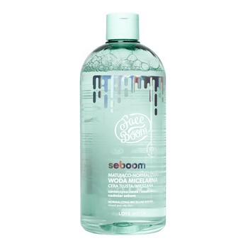 Bielenda FaceBoom Seboom, matująco-normalizująca woda micelarna, 500 ml