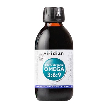 Viridian, Ekologiczny Olej Omega 3:6:9, płyn, 200 ml