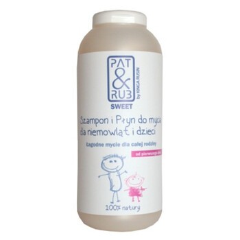 Pat & Rub Sweet, szampon i płyn do mycia dla niemowląt i dzieci, 250 ml