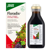 Floradix Żelazo i witaminy, płyn, 250 ml