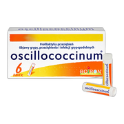 Oscillococcinum na przeziębienie i grypę, granulki, 6 dawek