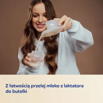 Canpol Babies Natural Shape, butelka ze smoczkiem dwustrefowym, 150 ml, mini, 1 szt.