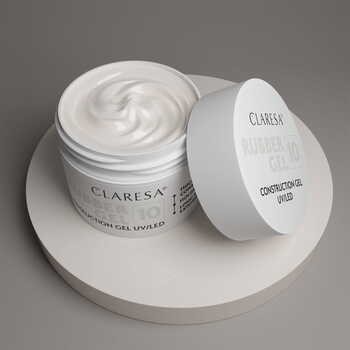 Claresa Rubber Gel, żel budujący do paznokci, 10, 45 g